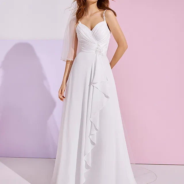  FRANKIE Pronovias Group W 1 Vestido Gasa,drapeado talla 42 Antes 1390€ Probar y llevar 699€ 