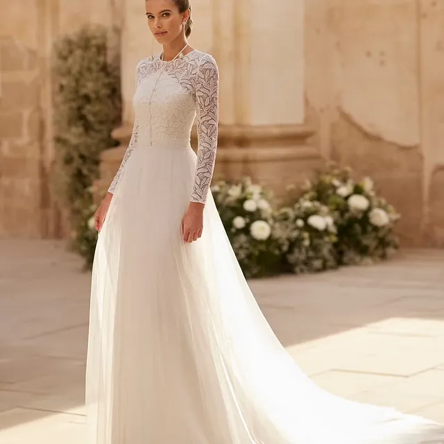  ALMA NOVIA Modelo HALMAR Vestido/Abrigo desde 1330€ 